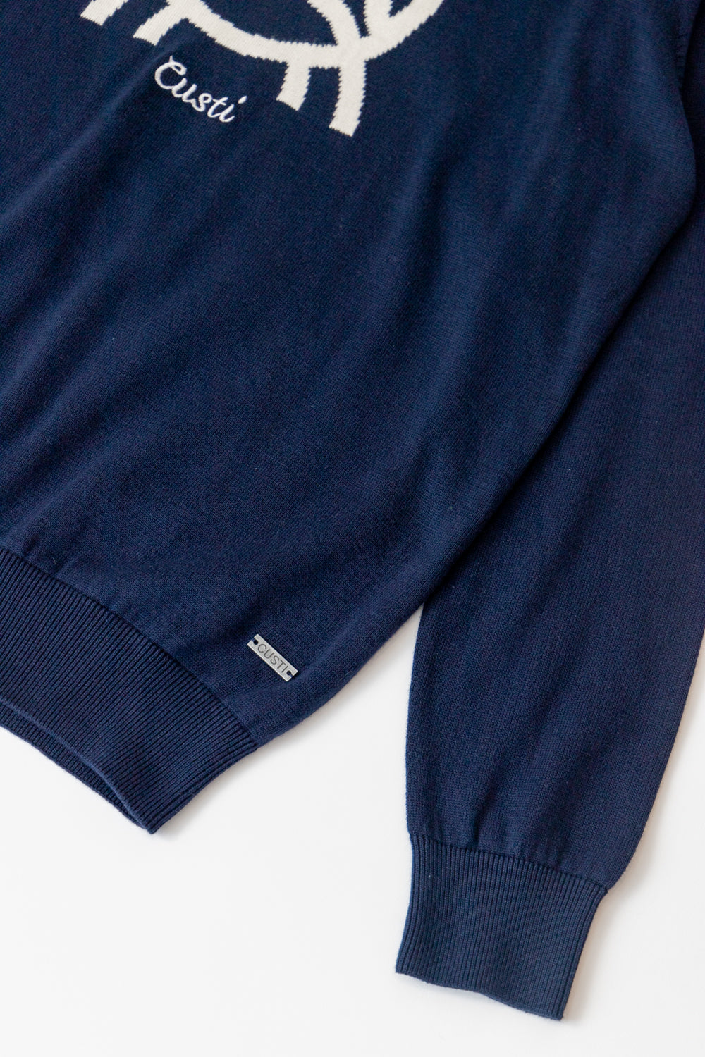 Jersey Cangrejito Intarsia Marino