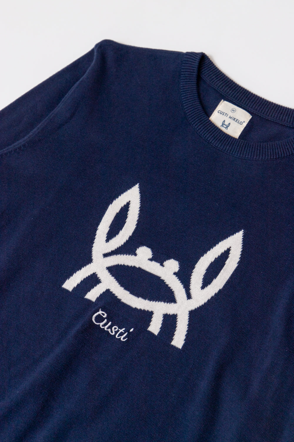 Jersey Cangrejito Intarsia Marino