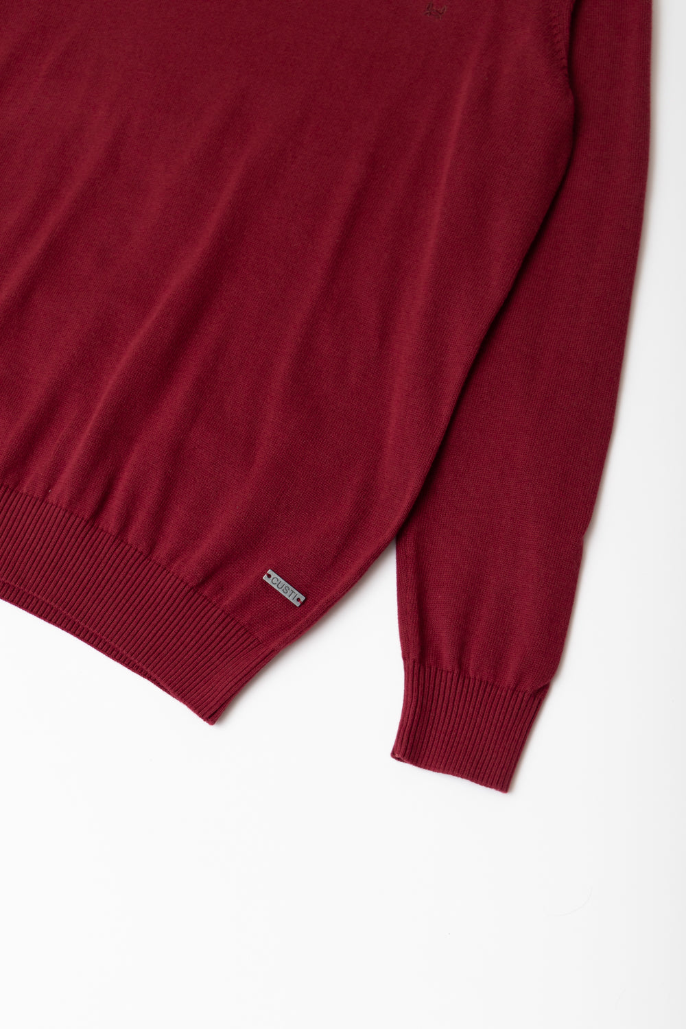 Jersey Cuello Vuelto Vino