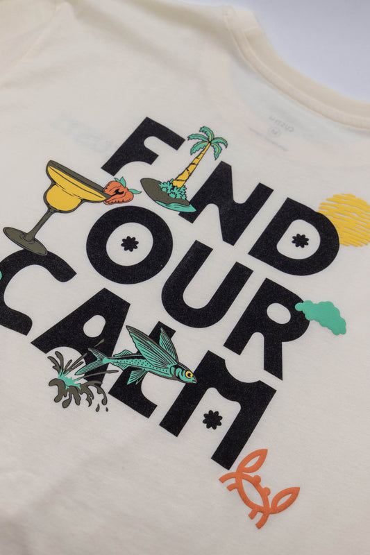 Camiseta Find Your Calm Crema | Goa