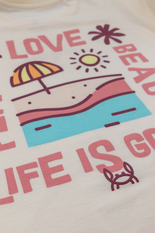 Camiseta Print Vainilla | Fiji