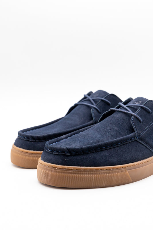 Zapato Serraje Azul Marino