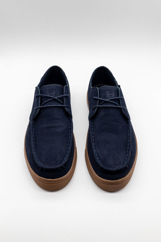 Zapato Serraje Azul Marino