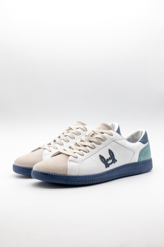 Sneakers Baja Piel Blanco | Duo