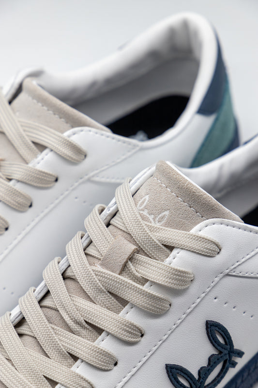 Sneakers Baja Piel Blanco | Duo