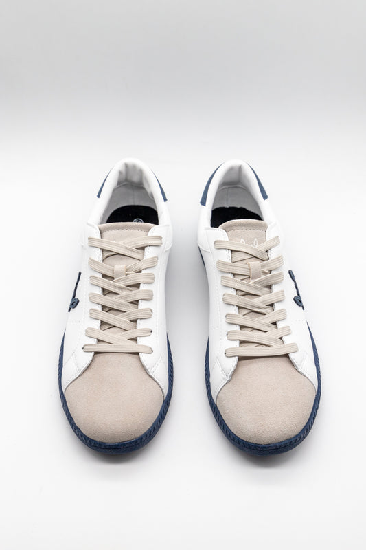 Sneakers Baja Piel Blanco | Duo