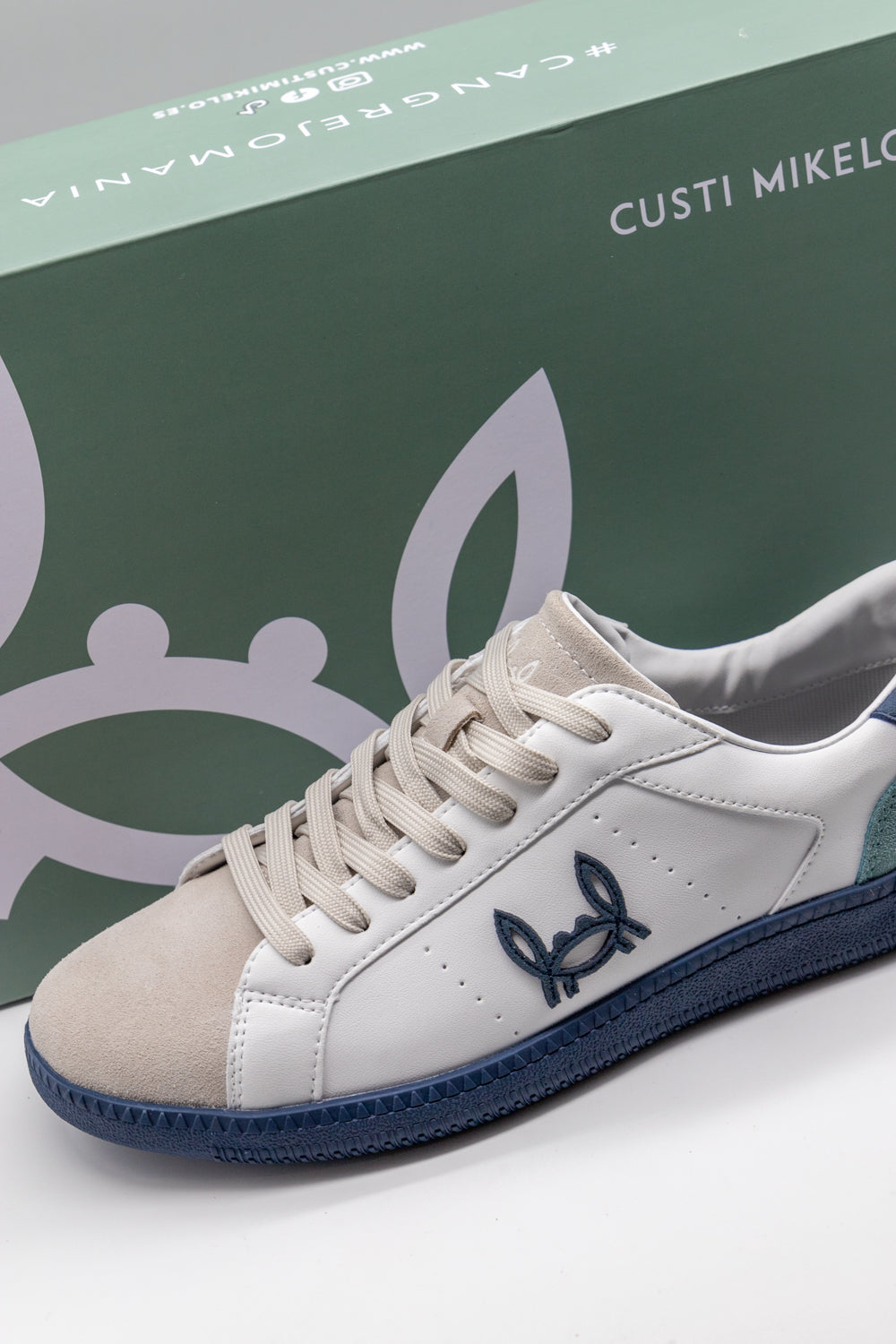 Sneakers Baja Piel Blanco | Duo