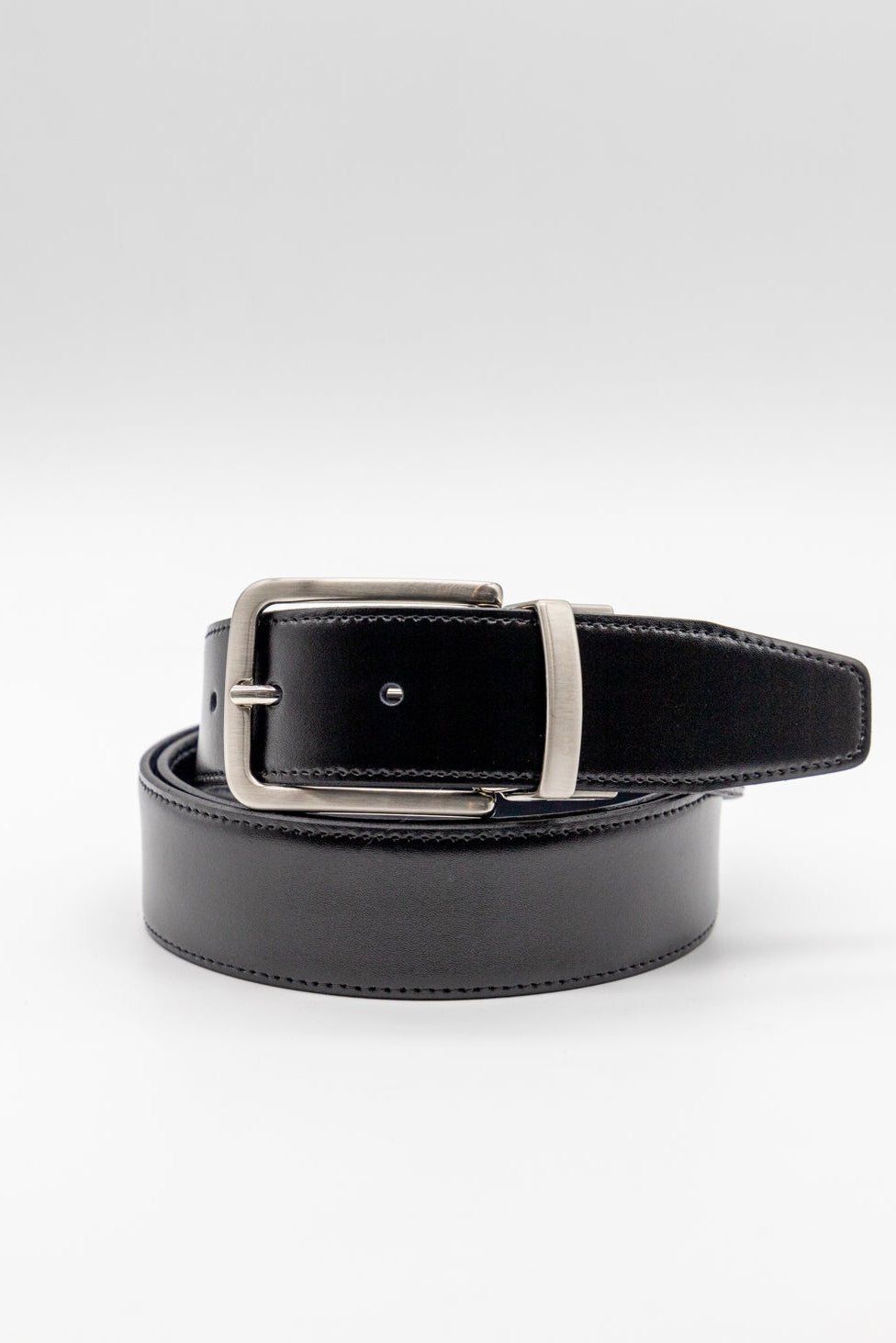 Cinturón piel reversible | Negro & Marino