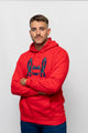 Sudadera Capucha Rojo Tela
