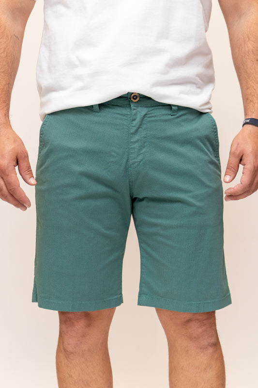 Bermuda Fantasía Verde Azulado | Califa