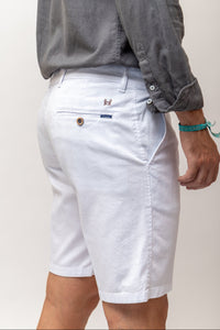 Bermuda Elástica Blanca | Priego