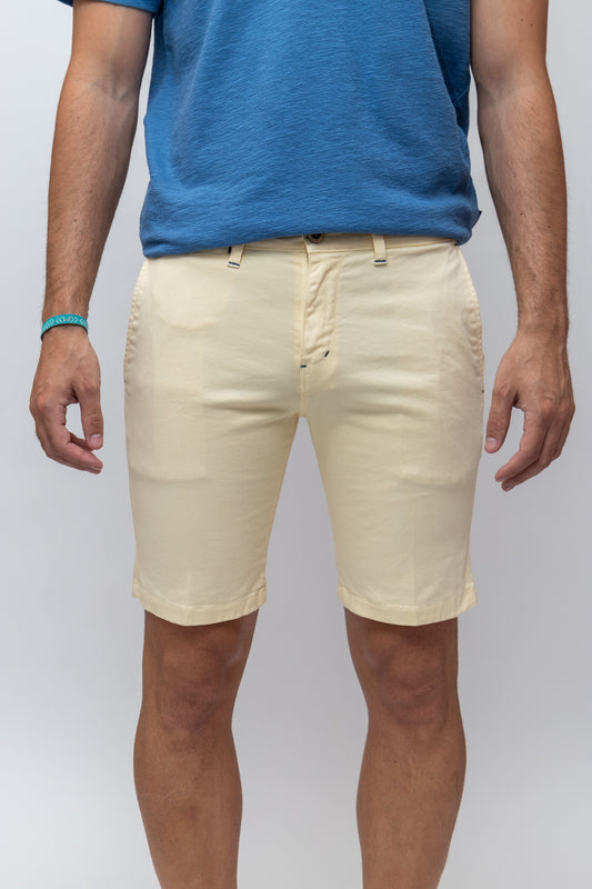 Bermuda Elástica Amarilla | Priego