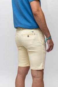 Bermuda Elástica Amarilla | Priego