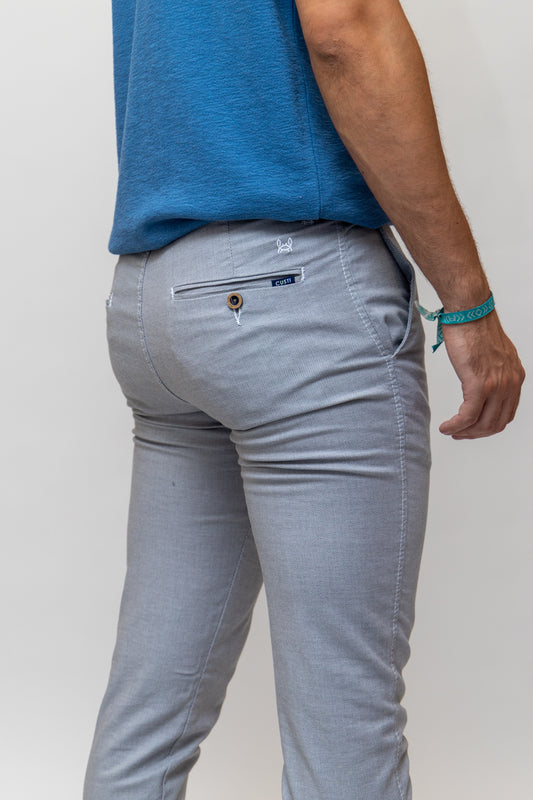 Pantalón Chino Fantasía Blanco | Manzanares