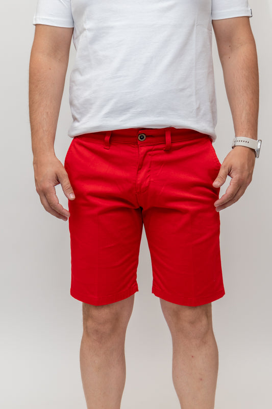 Bermuda Elástica Roja | Priego