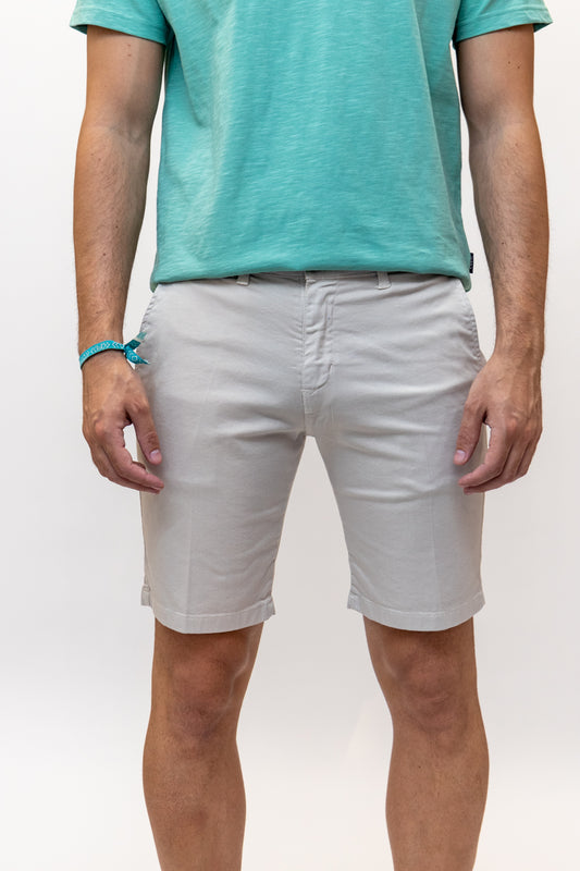 Bermuda Elástica Piedra | Priego