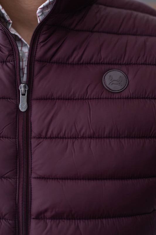 Chaqueta Acolchada Granate