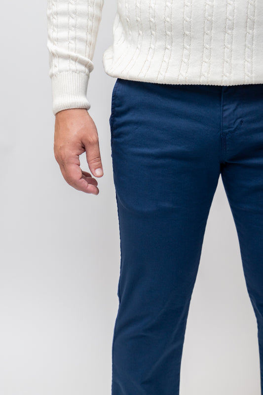 Pantalón Chino Elástico Azulón | Jesulín