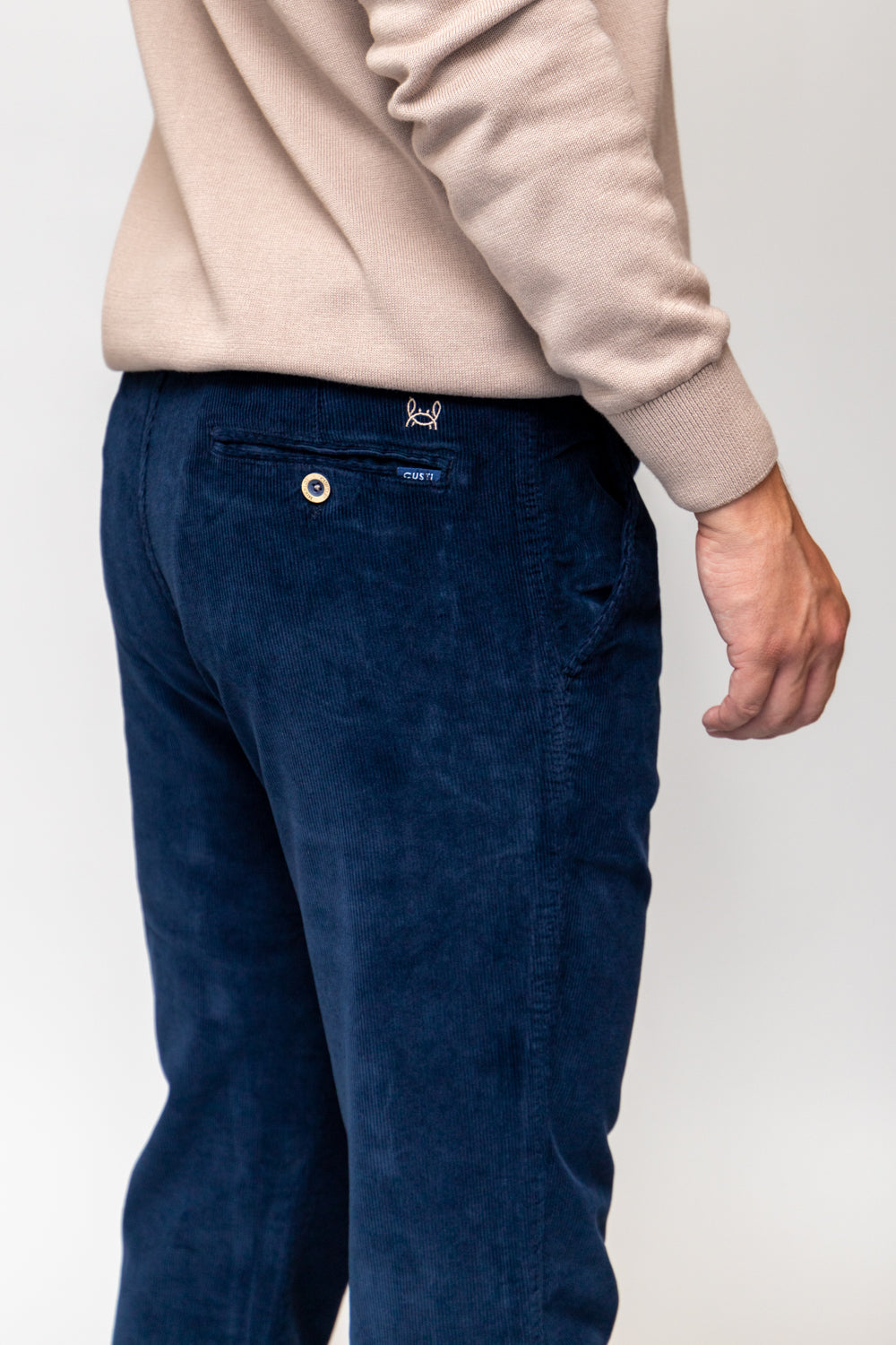 Pantalón Pana Azul Marino