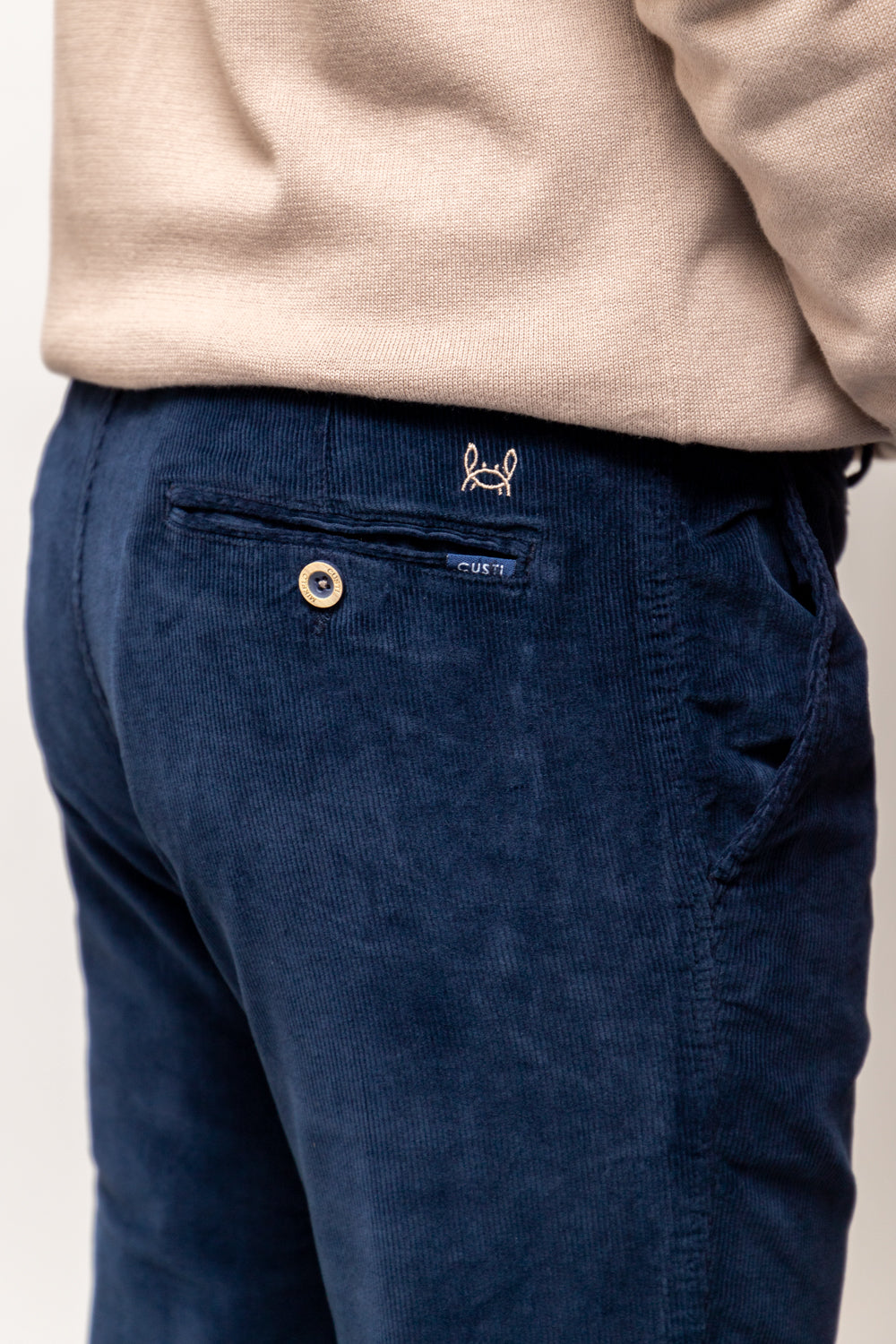 Pantalón Pana Azul Marino