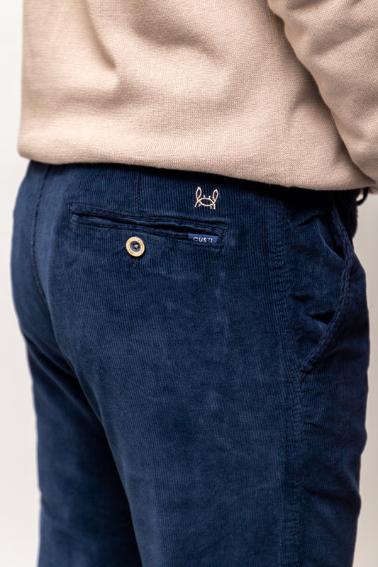 Pantalón Pana Azul Marino
