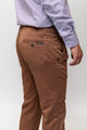 Pantalon chino stretch marron noisette | Jesulín