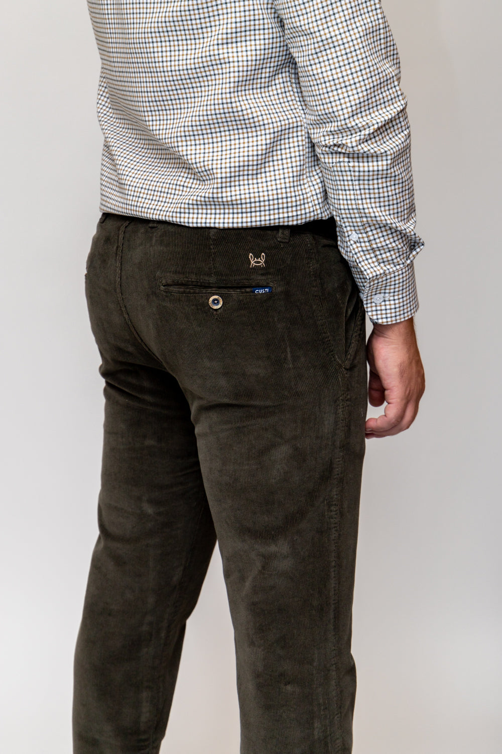 Pantalón Pana Verde Caza