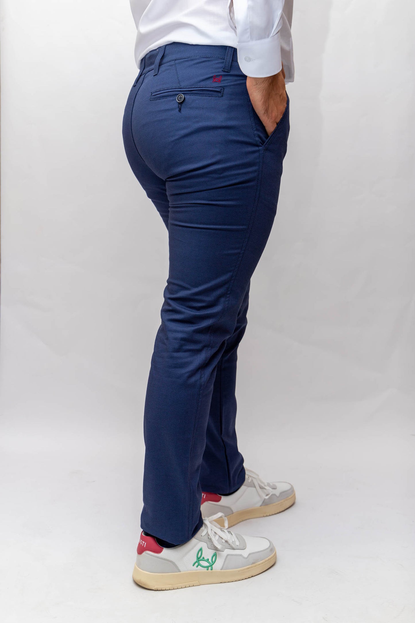 Pantalón Chino Fantasía Azul | Conde