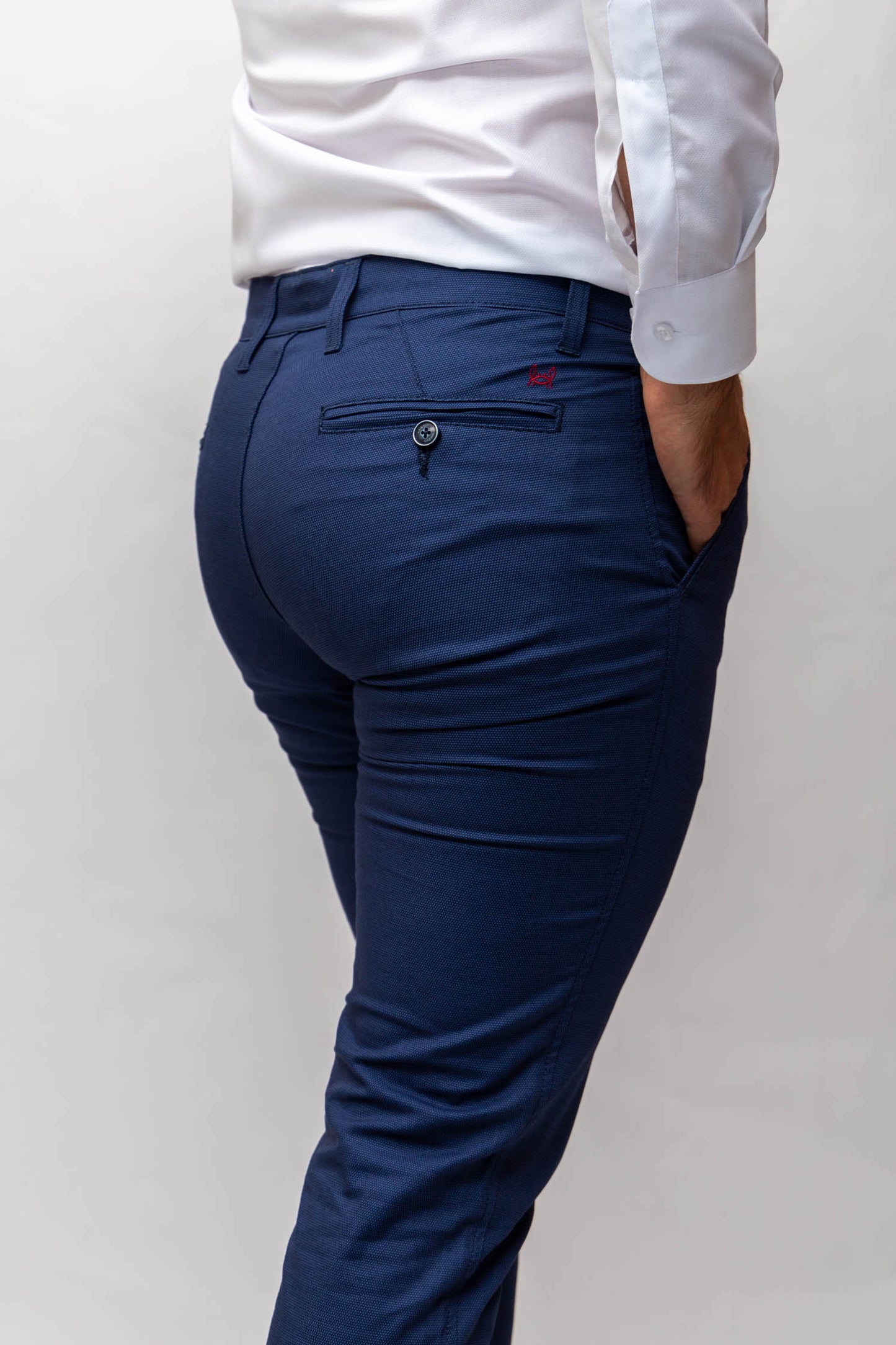 Pantalón Chino Fantasía Azul | Conde