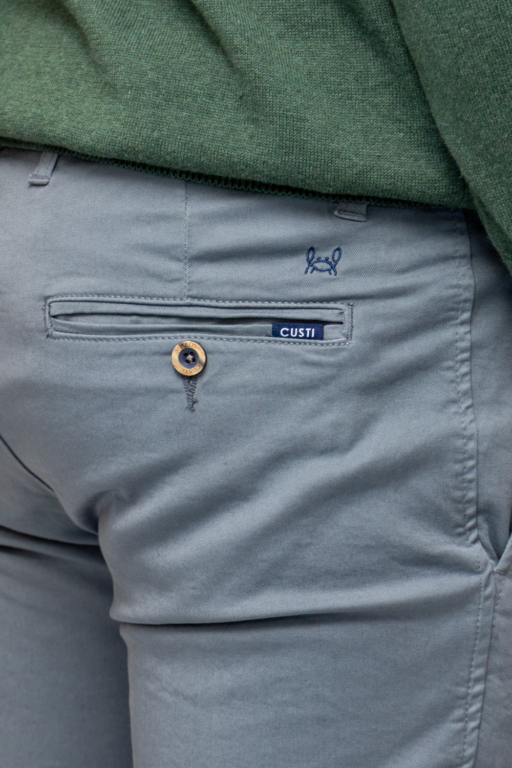 Pantalón Chino Elástico Gris | Jesulín