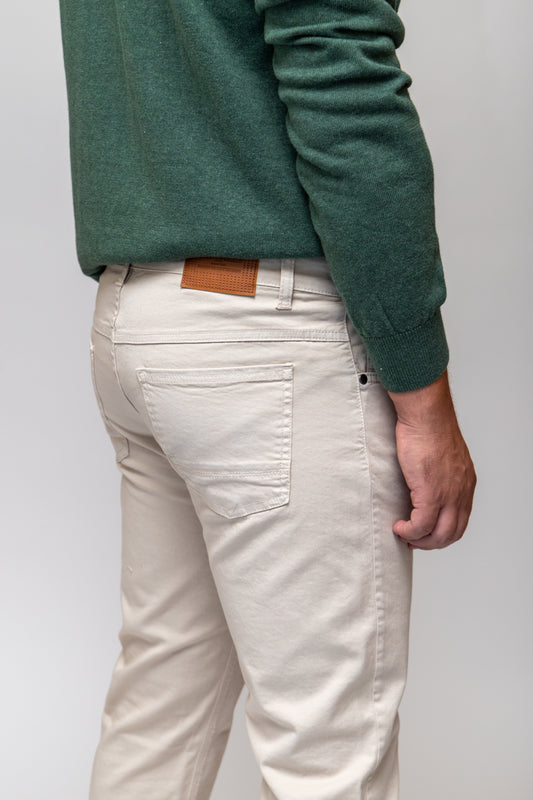 Pantalón 5 Bolsillos Piedra