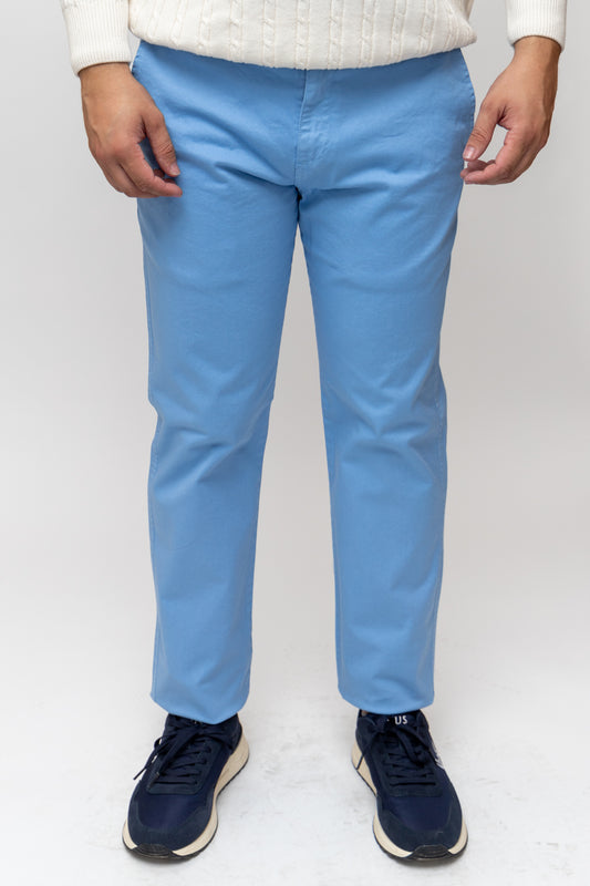 Pantalón Chino Elástico Azul Celeste | Jesulín
