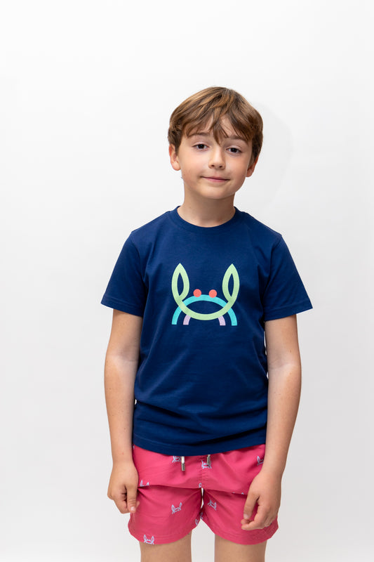 Camiseta Infantil Cangrejito Multicolor | Mykonos