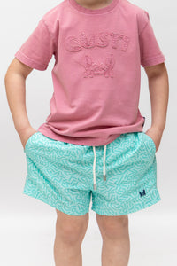 Bañador Infantil Graffiti Menta