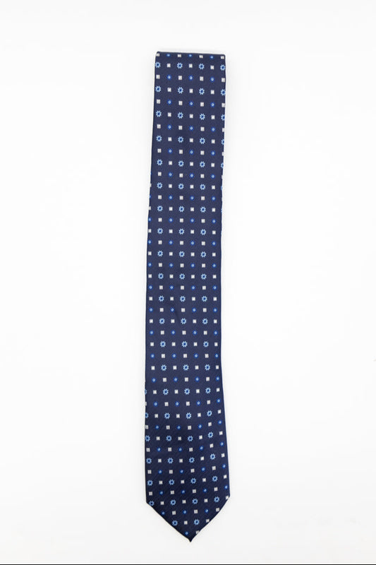 Corbata Estampada Marino