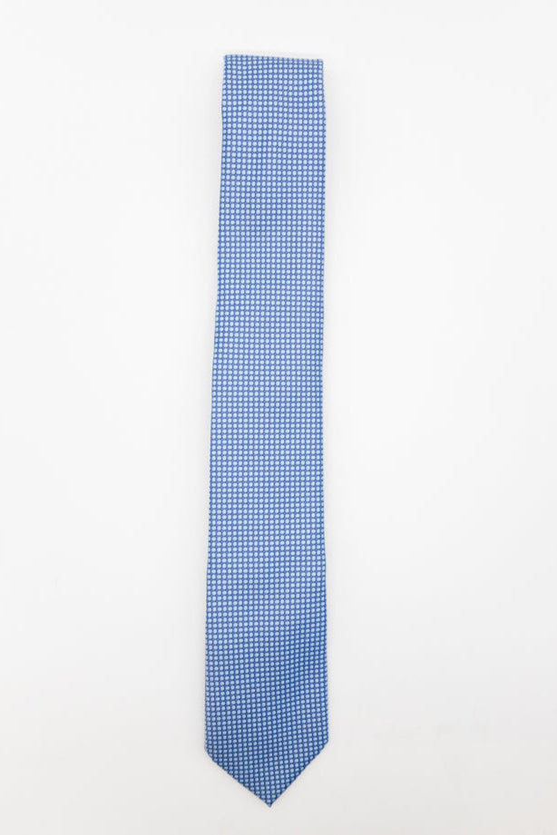 Corbata Circulos Celeste