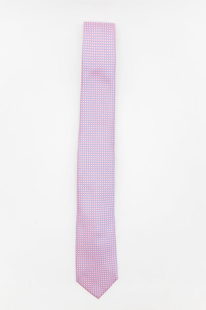 Corbata Estampada Rosa