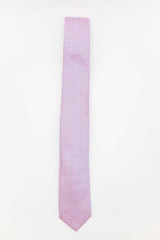 Corbata Estampada Rosa