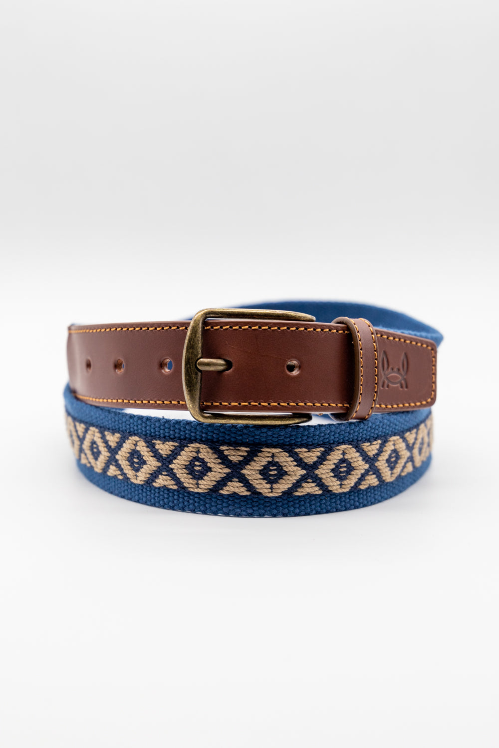 Cinturón lona étnico | Azul