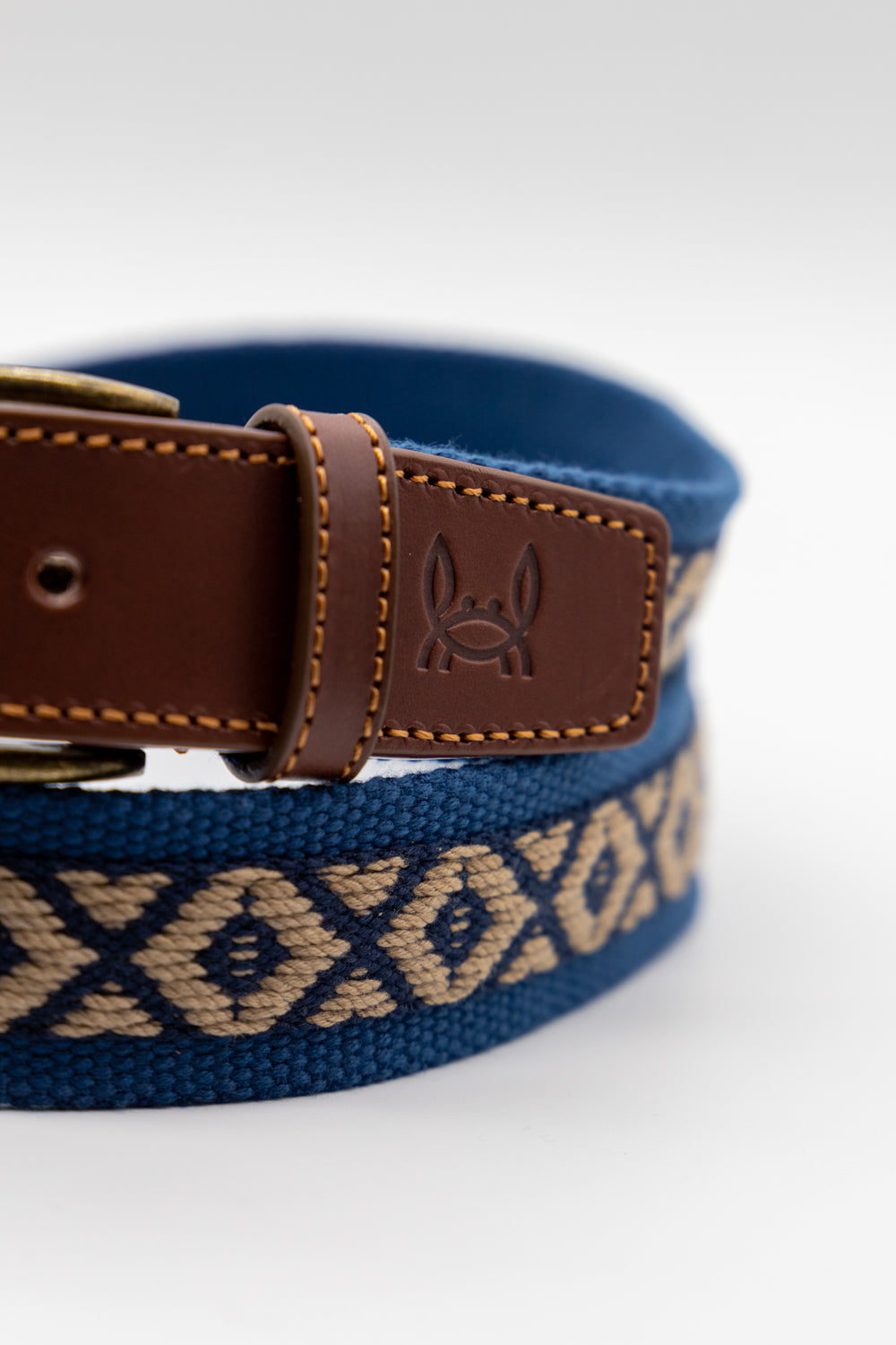 Cinturón lona étnico | Azul
