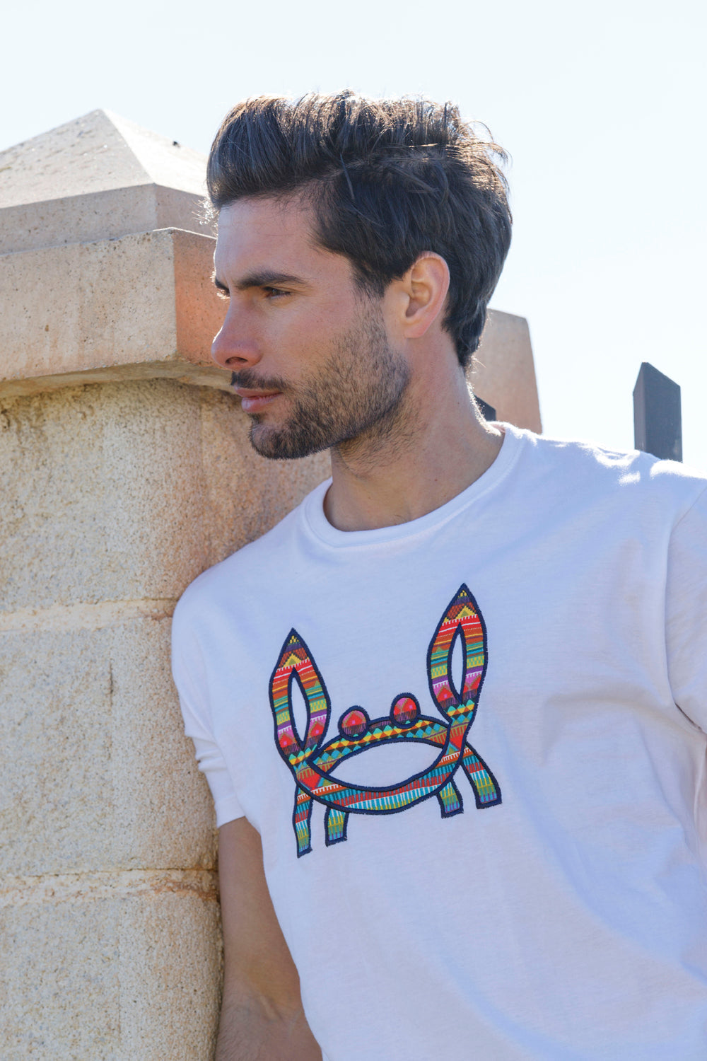 Camiseta Etnica Blanca