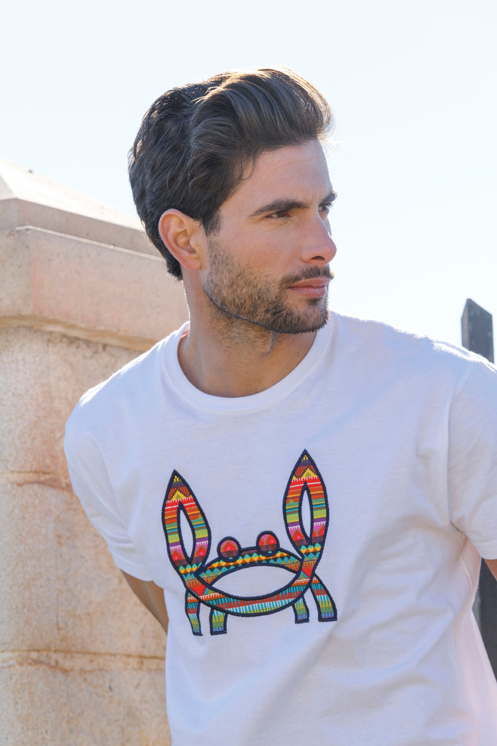 Camiseta Etnica Blanca