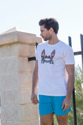 Camiseta Etnica Blanca