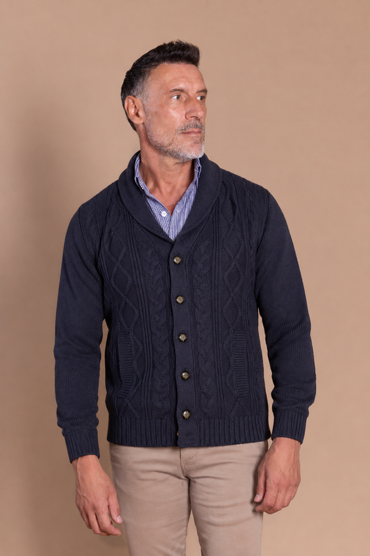 Rebeca Algodón Ochos Azul Marino
