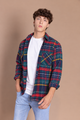 Sobrecamisa Franela Rojo Verde