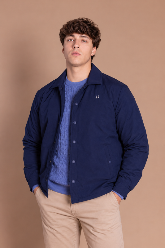 Veste coupe-vent indigo | Aneto