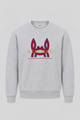 Sudadera Bordada Gris