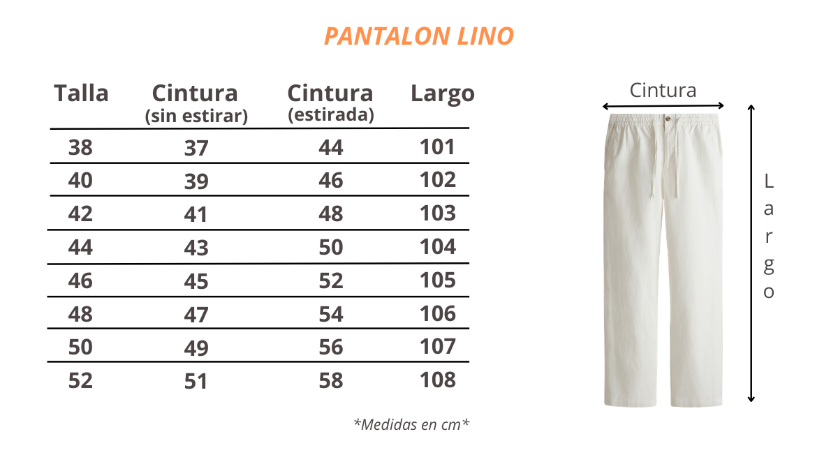 Pantalón Lino Pinzas Beige