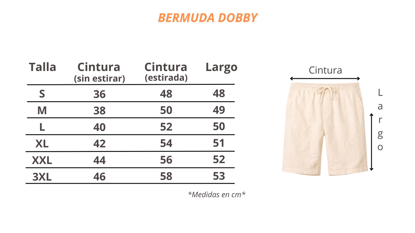 Bermuda Dobby Beige