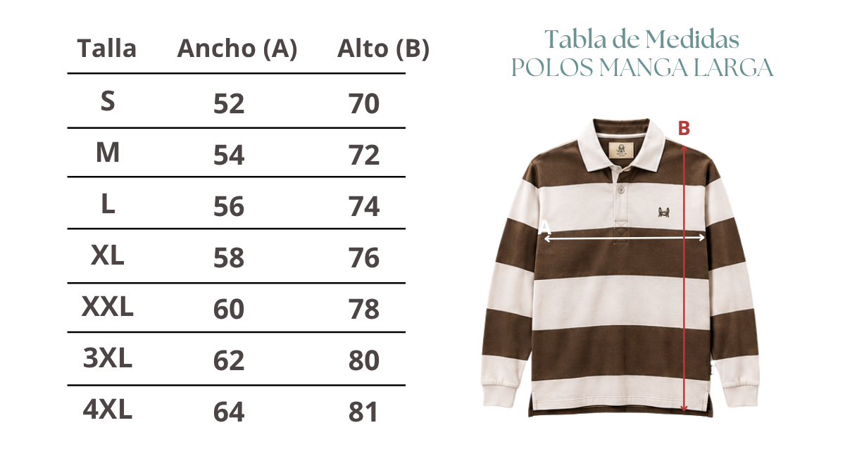 Guía de tallas